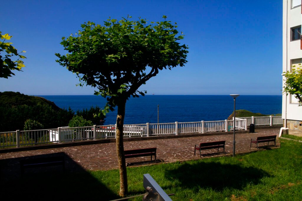 Vistas al parque y mar